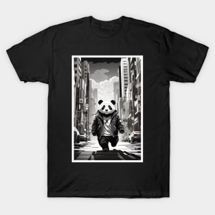 Panda in the Street T-Shirt